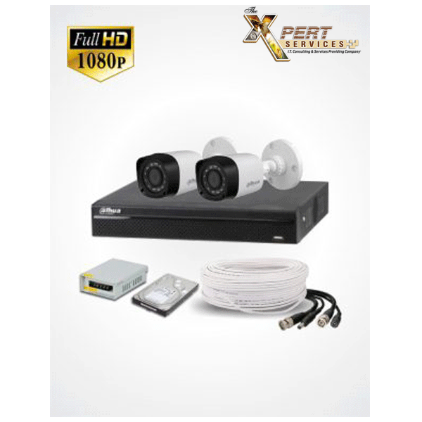2MP - 2 FHD IP CAMERAS PACKAGE (DAHUA)