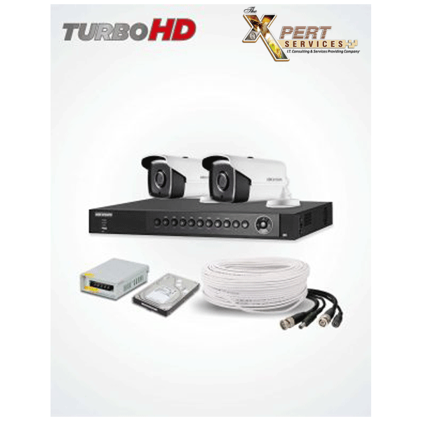 4MP - 2 UHD IP CAMERAS PACKAGE (HIKVISION)