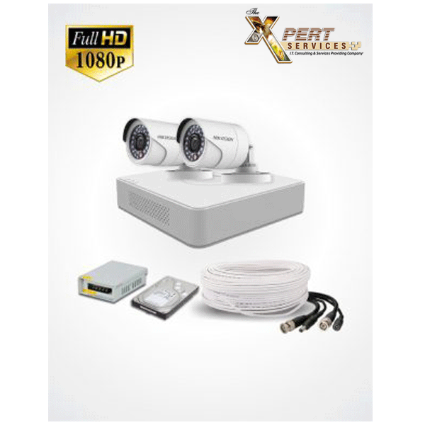 2MP - 2 FHD IP CAMERAS PACKAGE (HIKVISION)