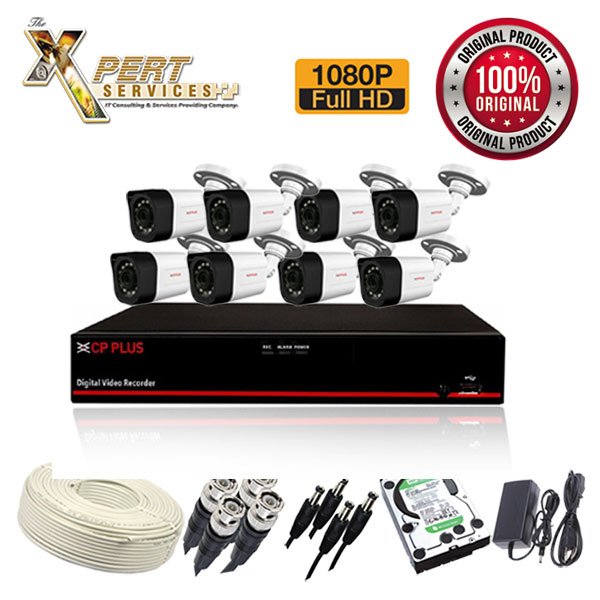 2MP - 8 FHD CCTV Cameras Solution (Pollo)