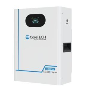 CoreTech 25.6V 100Ah Wall-Mounted LiFePO₄ Battery – 2.56kWh Energy Storage with WiFi, Touchscreen & BMS (ESBOX36S) (AR-002936) | CoreTech Solar