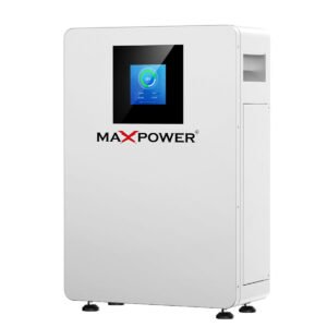 MaxPower MP 20024 Ultra Lithium Ion Battery 5.12kWh 25.6V 200Ah LiFePO4 | Touch Screen | RS485 | 6000 Cycles (AR-003080) | Alladin Store Solar