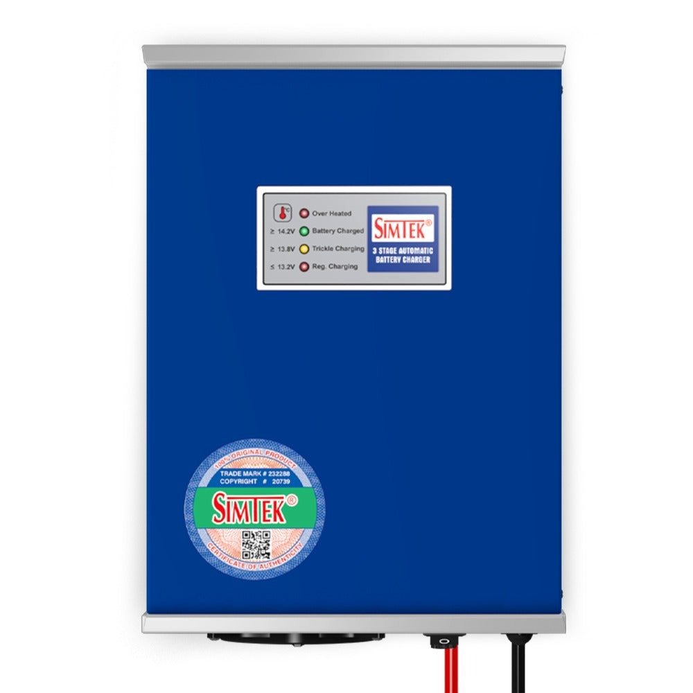 Simtek Smart 3-Stage Heavy Duty Charger Fully Automatic 24V 20A (AR-002516) | Simtek Solar