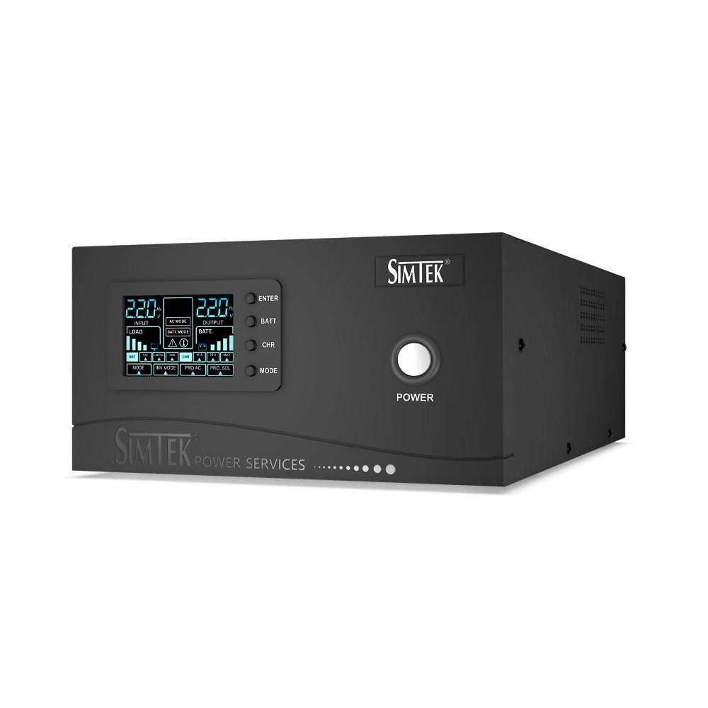 Simtek Pure Sine Wave UPS/Inverter 4 Fans & 4 Lights 1200VA – 640Watts 12v DC – 1 Year Warranty (AR-000128) | Simtek Solar