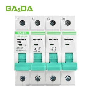 GA&DA GDDC5-63 DC 4P 1000V Miniature Circuit Breaker (MCB) – Reliable DC Protection for Solar and Industrial Systems (AR-002680) | GA&DA Solar