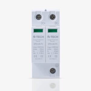 N-Tech SPD-C40-PV | 1000V DC 2-Pole Surge Protection Device, 40kA (AR-002541) | N-Tech Solar