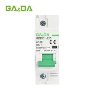 GA&DA GDDC1-125 1P DC 250V 125A Miniature Circuit Breaker (MCB) – Reliable DC Protection (AR-002682) | GA&DA Solar