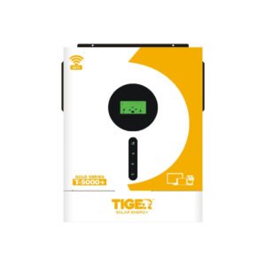 Tiger T-5000+ Gold Series 3.6kW Hybrid Solar Inverter With 5000W PV | Built-in WiFi | Dual Output | RGB Lights | Touch Display (AR-002052) | Tiger Solar Solar