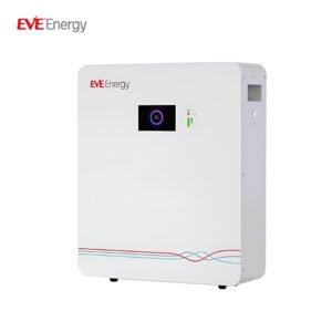 EVE EVE-LVW-5.0 51.2V 100Ah LiFePO₄ Lithium Battery – 5.12kWh – IP20 – Wall-Mounted System (AR-002538) | Eve Solar