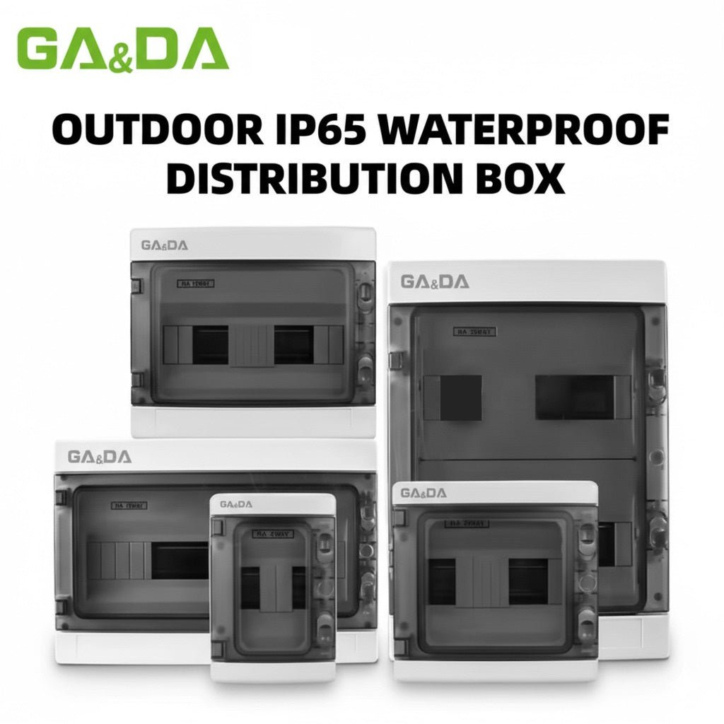 GA&DA Plastic Distribution Box IP65 GDA – Waterproof Electrical Enclosure for Safe Power Distribution (AR-002847) | GA&DA Solar