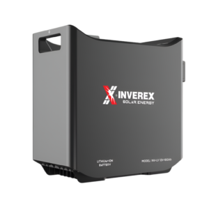 Inverex 12V 100Ah Lithium-Ion Battery | 1.28kWh LiFePO4 Solar Battery | Backup Power Solution (AR-003089) | Inverex Solar