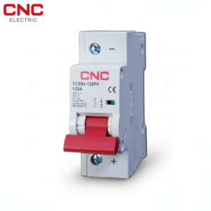 CNC YCB8s-125PV 1P DC 125A MCB Circuit Breaker – 250V Solar Protection Switch (AR-003201) | CNC Electric Solar
