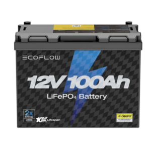 EcoFlow 12V 100Ah LiFePO4 Lithium Battery – Long-Life 1280Wh Deep Cycle Power Solution (AR-002645) | EcoFlow Solar