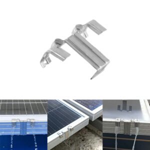 Solar Panel Water Drain Clips PV Module Stainless Steel  Water Drain Cleaning Clip (AR-000699) | Alladin Store Solar