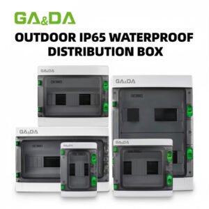 GA&DA Plastic Distribution Box IP65 GDA – Heat and Fire Resistant - Heatproof Waterproof Electrical Enclosure for Safe Power Distribution (AR-002724) | GA&DA Solar