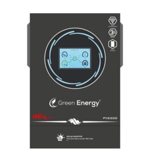 Green Energy REX 4KW Hybrid Solar Inverter – PV6500 | Built-in WiFi, Lithium Battery Port, Dual Output (AR-002585) | Green Energy Solar