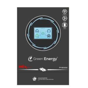 Green Energy REX 6.2KW Hybrid Solar Inverter – PV8500 | Built-in WiFi, Lithium Battery Port, Dual Output (AR-002586) | Green Energy Solar