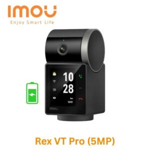 IMOU IPC-S2VBP-5M0WR Rex VT Pro 5MP 3K WiFi Smart PTZ Security Camera | AI Human & Pet Detection, 360° View, Built-in Battery (AR-003018) | imou Solar