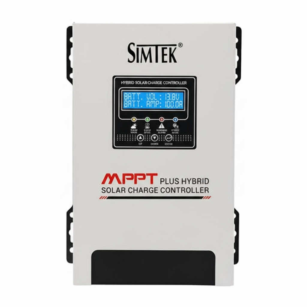 SIMTEK 100A Hybrid MPPT Solar Charge Controller with DC load Auto detection 12V/24V (AR-000127) | Simtek Solar