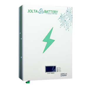 Jolta JBW242400N 25.6V 100Ah (2.56 kWh) LiFePO4 Lithium Battery – Wall Mount (AR-002620) | Jolta Solar