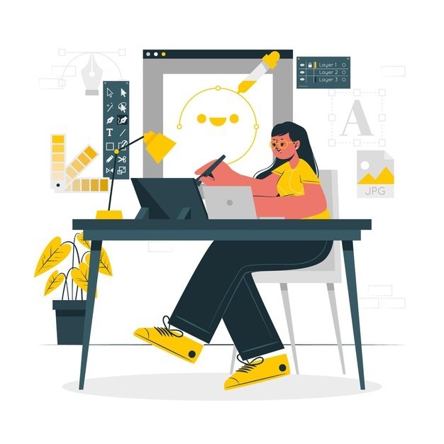 designer-girl-concept-illustration
